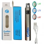 In Stock Cookies Dabwoods Vape Pen Battery 510 Thread 650mAh Preheating Vaporizer Rechargeable Adjustable Voltage Vape Batteries