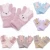 Import in stock rabbit Acrylic Touch Screen jacquard design cashmere brushed Winter Warmer Knitted mittens and gloves from China