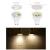 Import Indoor lighting source DC12V Led spot light aluminum GU10  MR16 spotlight COB 3W 5W lamp cup 24/120 degree small focus light from China