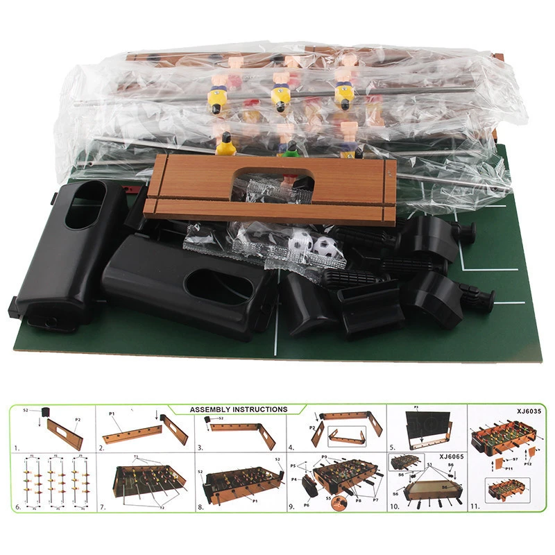 Indoor Soccer Table Game Wooden Foosball Tables