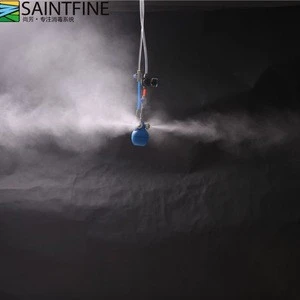Industrial dry fog humidifier for fabric and yarn humidification