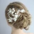 Import Ins hot Delicate Porcelain Flower Wedding Hair Accessories Ceramic Floral Bridal Hair Comb Pins Handmade Women Prom Headpiece from China