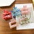 Ins style Mixed color square acetate korean plastic hair claw clip