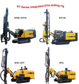 Integrated DTH Surface Drilling Rig Air Compressor engineering mine drilling rig