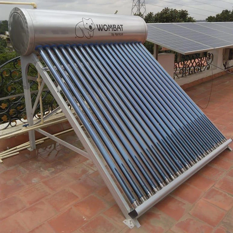 Integrated High Pressure 200L Thermosiphon Vacuum Tube Solar Water Heater Geyser