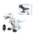 Intelligent Smart Dinosaur Infrared R/C Toys Robot With Light Music Dancing Demonstrate Black and White Mix Colors