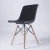 Import Italian design plastic wooden leg restaurant cafe chair from China