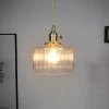 Italian Modern Indoor Designer Blown Clear Glass Chandeliers Pendant Light For Cafe Shop