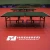 Import ITTF Approved High Quality Table Tennis Court Flooring with Red / Blue Pineapple Pattern from China