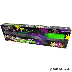 Japan Splatoon 2 neon green toy plastic playing guns for hot sale