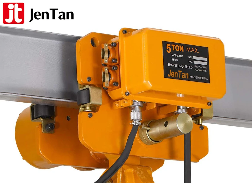 JenTan HHBB 1 ton electric hoist/ electric chain hoist (signal speed/double speed) with electric trolly