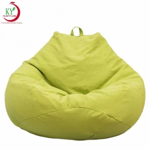 JKY Furniture Memory Foam Bean Bag Seat Chair with Natural Removable Cotton Filling Lazy Sofa