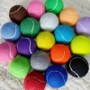 Juice Pet Custom Logo Eco-Friendly Throwing Dog Chew Toys Pet Training Toy Dog Ball Game Cricket Tennis Ball