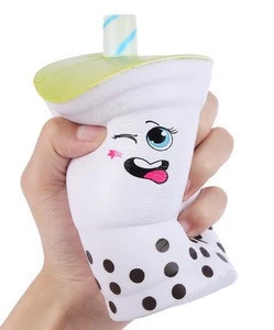Jumbo Squishy Cute Milk Cups Kawaii Cream Scented Very Squishies Slow Rising Decompression Squeeze Toy