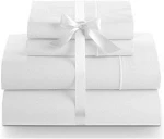 JVIN FAB Pure Bamboo Sheets - Luxuriously Soft Bed Sheets | Eco Friendly | Cool | 100% Viscose Bambo bed sheet set