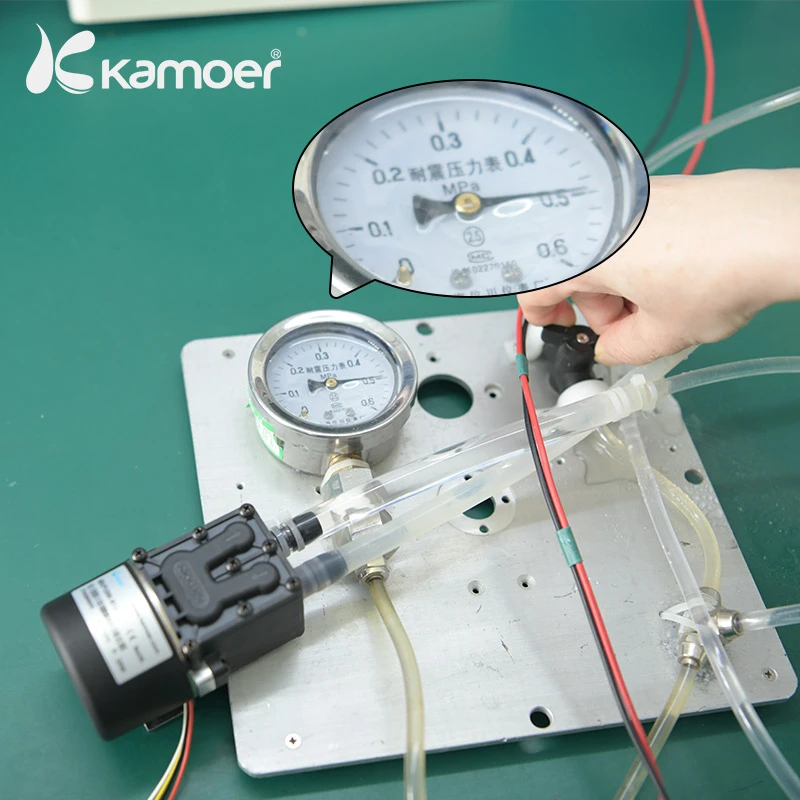 Kamoer KDLP1200 24v 12v Micro diaphragm pump brushless water pump large flow inkjet printer circulating mini self-priming pump