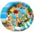 Import kids favors toy story party decoration supplies Paper Plate Paper Cup Set from China