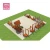 Import Kindergarten football field running track outdoor playground landscape play slide house design project from China