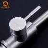 Kitchen accessories water ridge faucet parts pull out deck mounted single cold brushed nickle stainless steel kitchen faucets