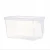 Import Kitchen Large Food Storage Box Clear Plastic Vegetable &amp; Firuts Container Custom Organizer Bin With Handle from China