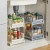 Import Kitchen storage shelf with 2 Drawers Sliding Spice Rack Under Sink Organizer multi-function rack with darwers from China
