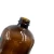 Import Kombucha Drinking Bottle 16 oz Boston Round Glass Bottle Amber With Poly Seal Cone Cap from China