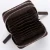 Import Korean Style RFID Double Zipper Multi Card Accordion Embossed Mens PU Leather Wallets from China