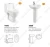 Import KUHLEE 1049 Toilet Suite Sanitary ware bathroom toilet wc toilet hot sell from China