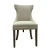 Import KVJ-1404  2020 new design gray patterned upholstered dining chair from China