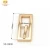 Import Ladies Belt Accessories Square Shape Belt Reversible Buckle from China