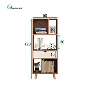 Landing small bookshelf  Office shelf   Modern minimalist living room storage rack  Study bookcase