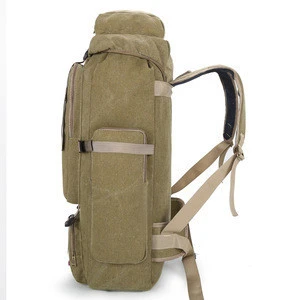 large capacity Outdoor Sport Camping Hiking canvas Backpack
