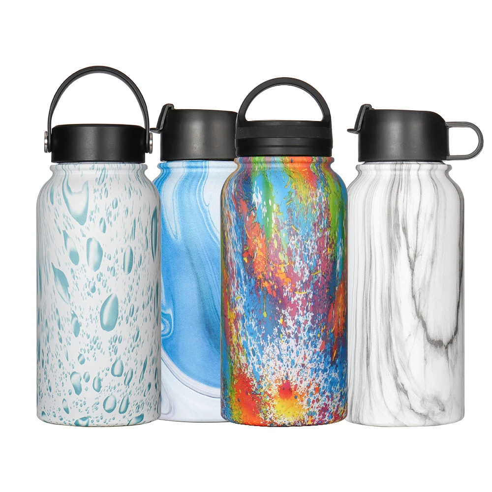 Large Capacity Straight Travelling Flask Metal Vacuum Flask China Vaccum Insulated Water Bottle