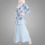 Import Latest Design Lace Baju Kurung Moden Chiffon Pleated Skirt For Muslim Women Malaysia Traditional Islamic Clothing from China