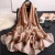 Import Latest printed brand  long muslim wrap scarves silk shawl factory from China