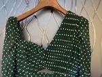 Latest style casual woman blouse excellent quality polyester shirts and blouses good price ladies long sleeve blouse