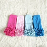 Latest summer baby icing ruffle shorts wholesale girls ruffle pants