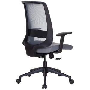 Li&Sung Ergonomic Mid Back 2D Adjustable Headrest With Lumbar Support Mesh Chair