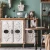 Import Living room furniture storage cabinet solid wood cabinet 4-door wood cabinet from China