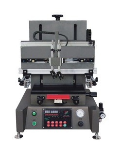 logo card pneumatic screen printer paper Screen Printing Machine printing business card LC-2030V