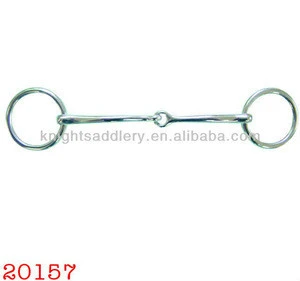 Loose ring snaffle bit horse racing products
