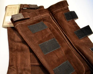 Lot of 20 Weaver Leather Quality Suede Half Chaps Riding Brown - Small Size Old stock New Like