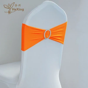 Low MOQ wholesale flower and fancy chair back cover and tie back chair covers