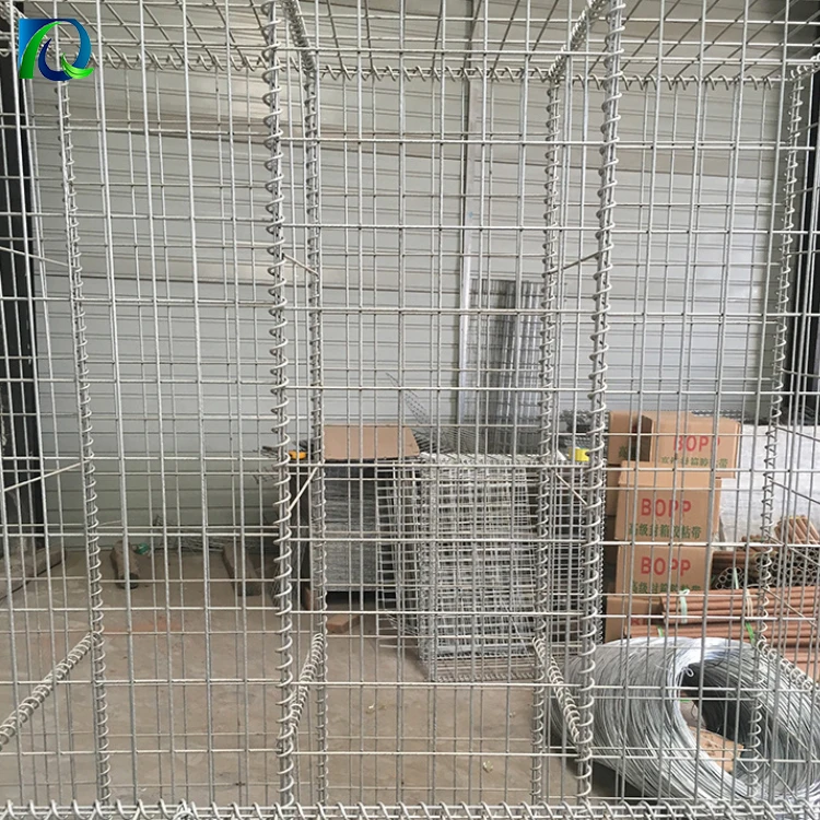 Low price good quality 2*1*1 m wire mesh gabion stone cage welded gabion basket