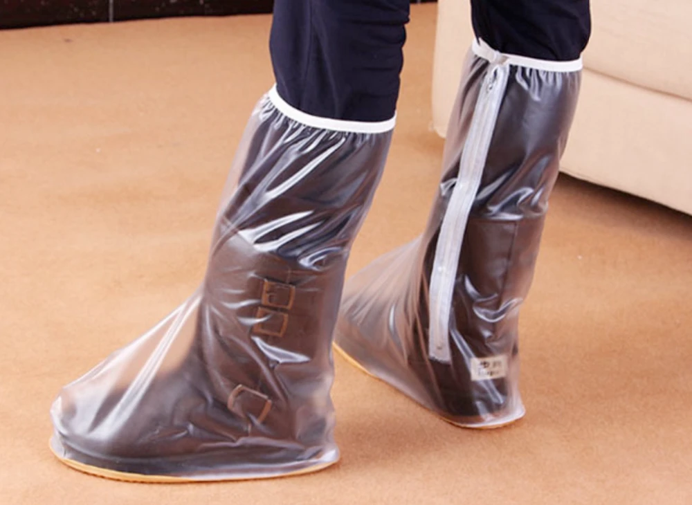 Low price transparent PVC Men rain boots cover