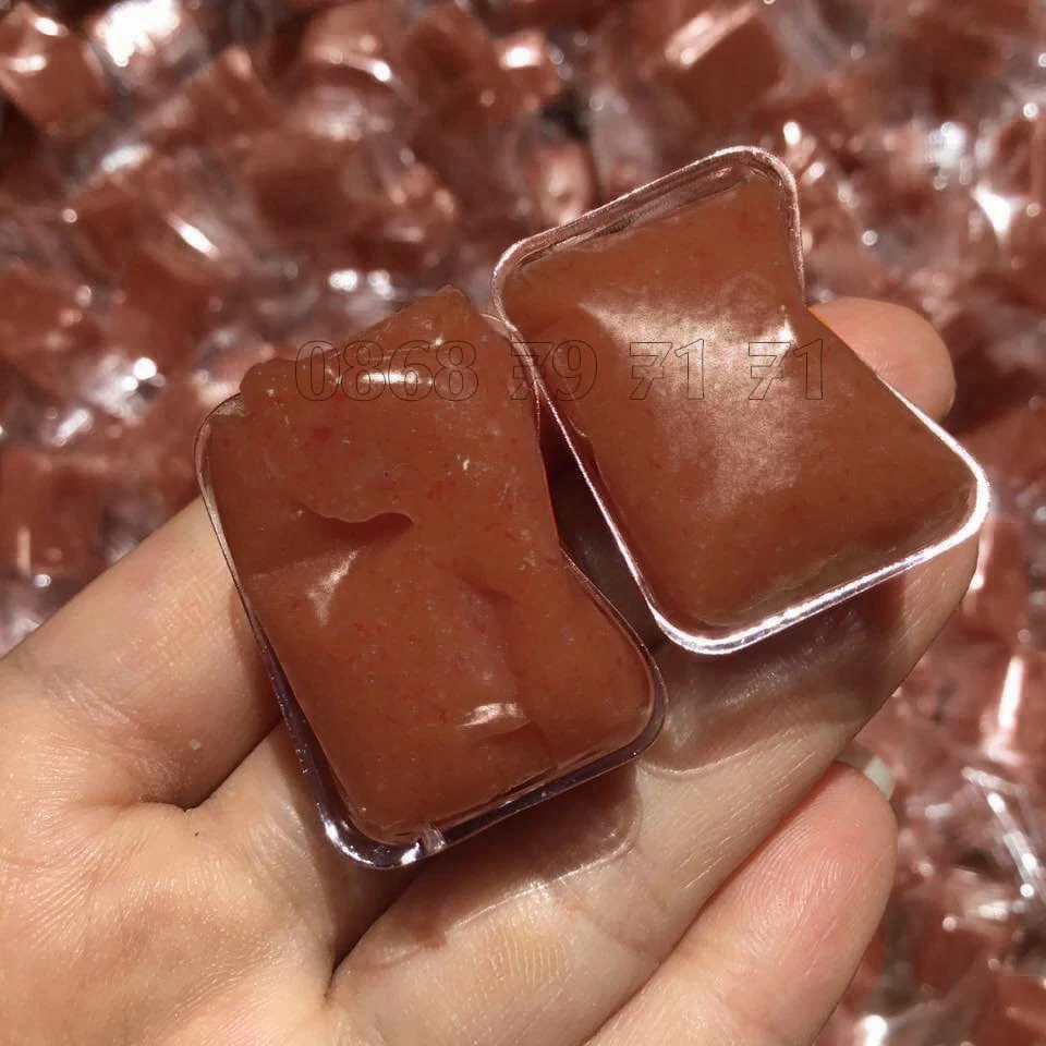 Low-Sugar Gummy Candy Chocolate Flavored Coconut Candy With HACCP and ISO Certification