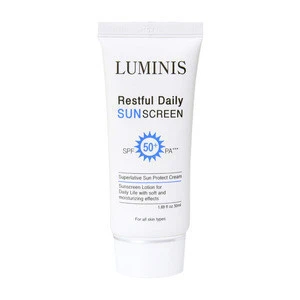 Luminis Restful Daily Sunscreen 50ml SPF 50+ / PA+++ UV Protection Refreshing Moisturizing Whitening Facial Skin Care