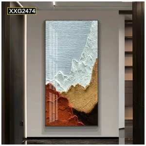 Luxury Abstract Artwork Painting HD Printed metal Frame Decorative Hanging Painting For Home Hotel Cafe Office Decor