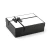 Import Luxury Custom Different Size Black White Cardboard Paper Wedding Gift Packaging Hard Boxes With Ribbon from China