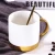 Import Luxury design exquisite porcelain custom logo coffee mug with gold handle from China